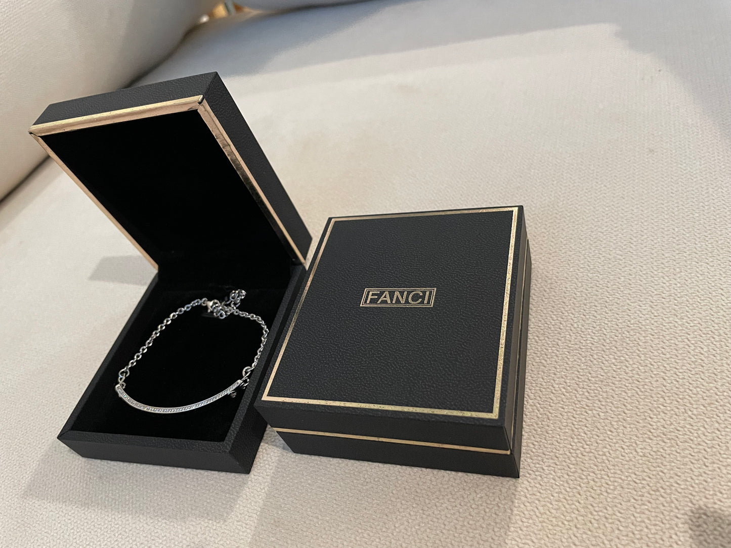 Fanci I Love You to The Moon and Back Sterling Silver Bracelet