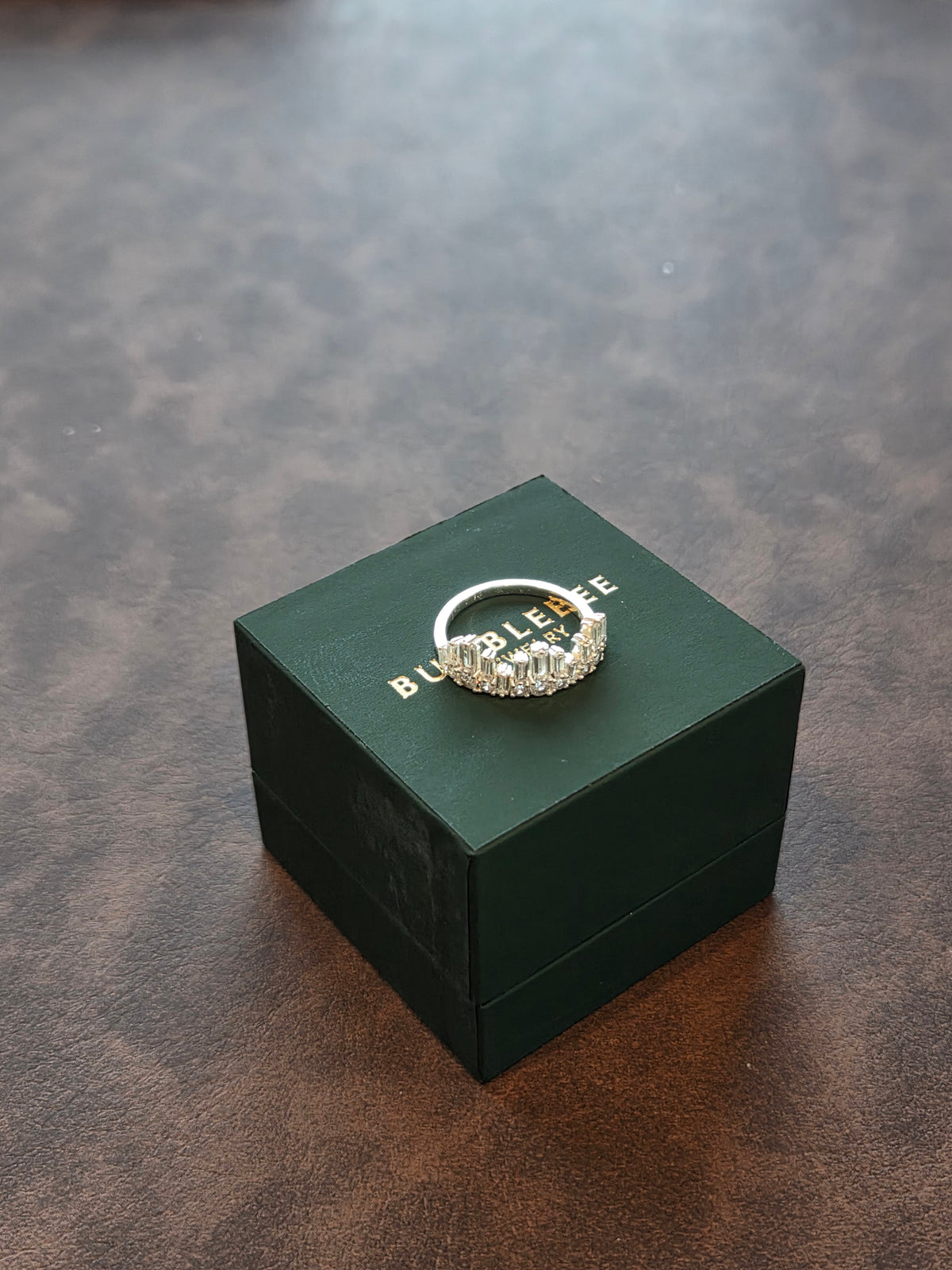 Silver Tone Baguette Crown Ring for Women Multi Row Clear Stone Statement Cocktail Ring Sparkling Fashion Jewelry Gift