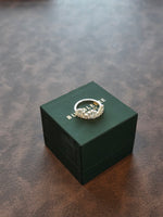 Silver Tone Baguette Crown Ring for Women Multi Row Clear Stone Statement Cocktail Ring Sparkling Fashion Jewelry Gift