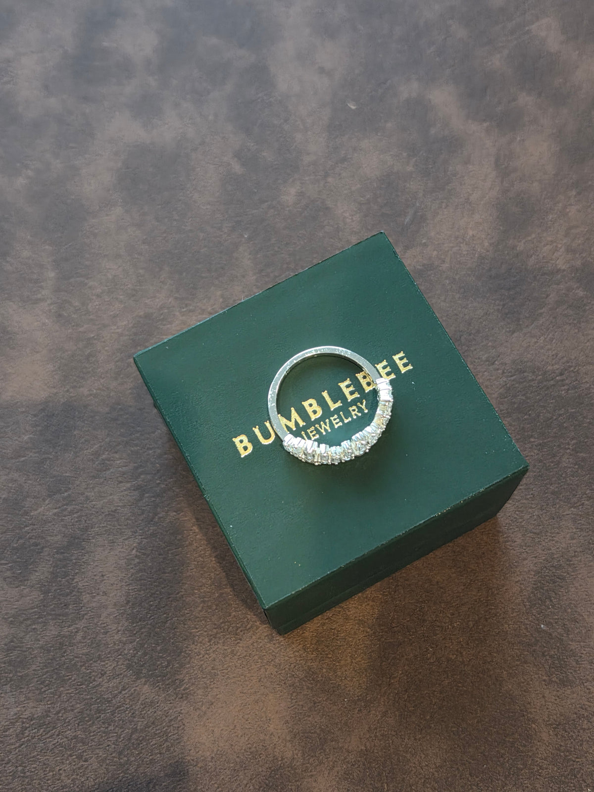 Silver Tone Baguette Crown Ring for Women Multi Row Clear Stone Statement Cocktail Ring Sparkling Fashion Jewelry Gift