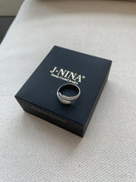 J.NINA Open Ring for Women 925 Sterling Silver Rings Birthday Anniversary Valentine's Mothers Day Jewelry Gift for Wife Mother Girlfriend Her Daughter