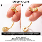Sterling Silver Chase Dreams Charms Bracelet Set With Enamel In 14K Gold Plated