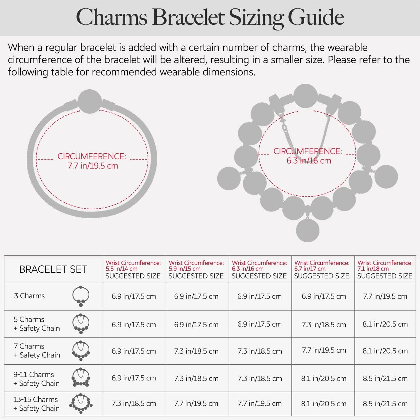 Sterling Silver Layered Bracelets Set: Tennis Bracelet and Endless Love Charms Bracelet Set In 14K Gold Plated