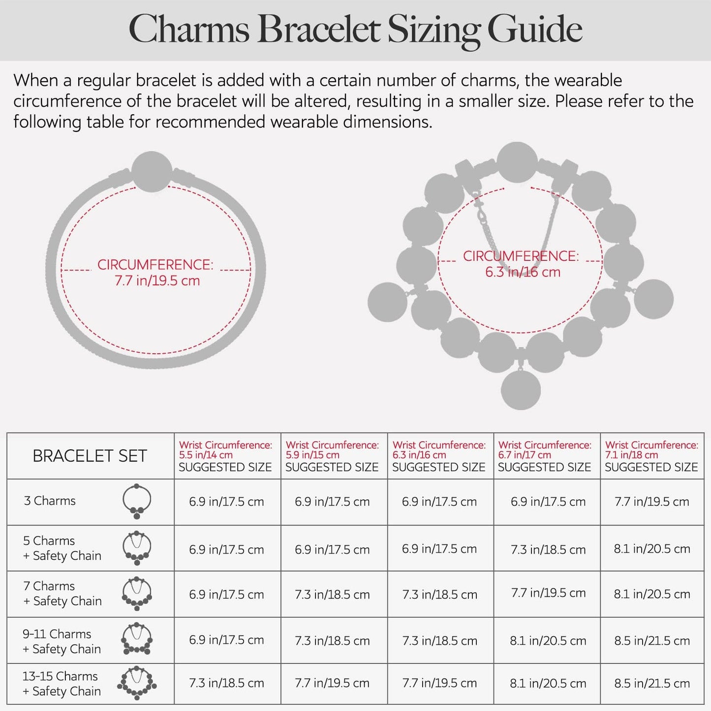 Sterling Silver Seasons of Blessings Charms Bracelet Set With Enamel In Rose Gold Plated