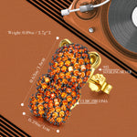 FANCI Cute Orange Crystal Bear Earrings | Sweet Meaningful Gift For Her