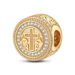 God's Welfare Tarnish-resistant Silver Charms In 14K Gold Plated