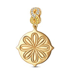 Golden Shield Tarnish-resistant Silver Charms In 14K Gold Plated