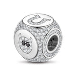 Fate and Choice Tarnish-resistant Silver Charms In White Gold Plated