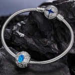 Submerged Beauty Tarnish-resistant Silver Charms In White Gold Plated