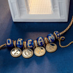 Sterling Silver Dreams' Beginnings Charms Bracelet Set With Enamel In 14K Gold Plated