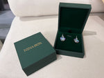 Exquisite Heart-Shaped Stud Earrings for a Touch of Sophisticated Glamour