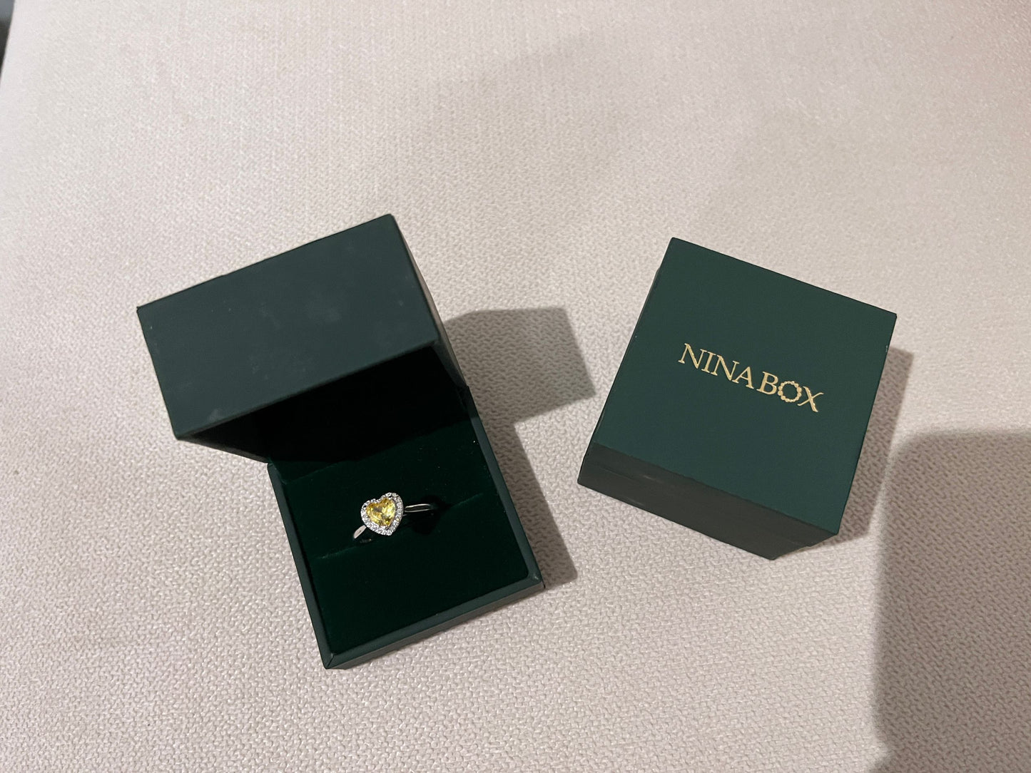 Captivating Affection: A Symbol of Love and Devotion - The Exquisite Heart-Shaped Ring for Your Beloved, Radiating Elegance and Timeless Grace