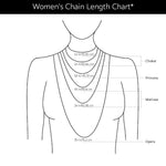 Sterling Silver Maritime Beauty Rectangular Charms Necklace Set In 14K Gold Plated